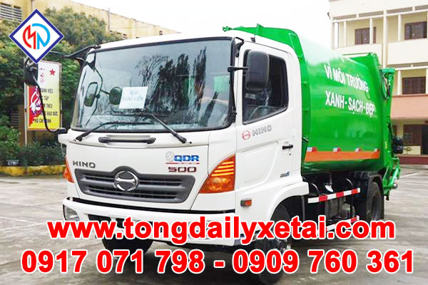 Xe Cuốn Ép Rác Hino FG8JJSB 14 Khối